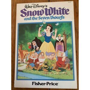 Walt Disneys Snow White Fisher Price Read Along Story Book 1980s Retro Fun